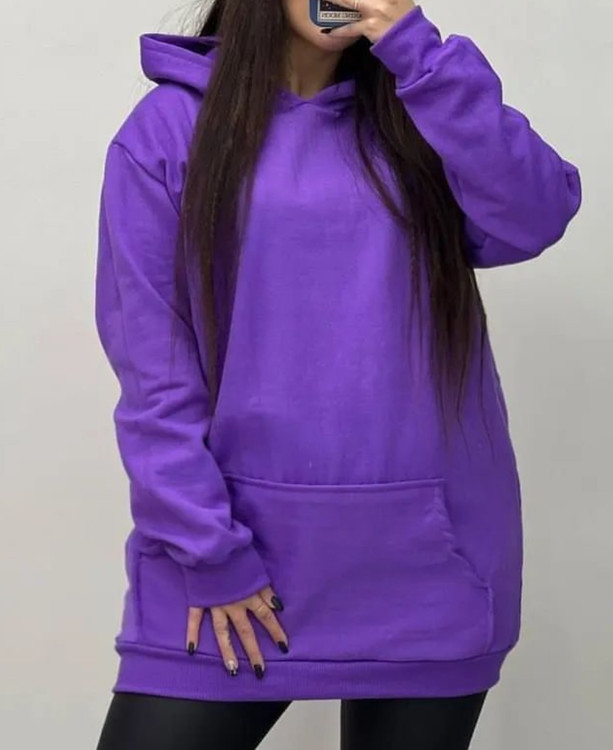 هودی ساده اسپرت بنفش