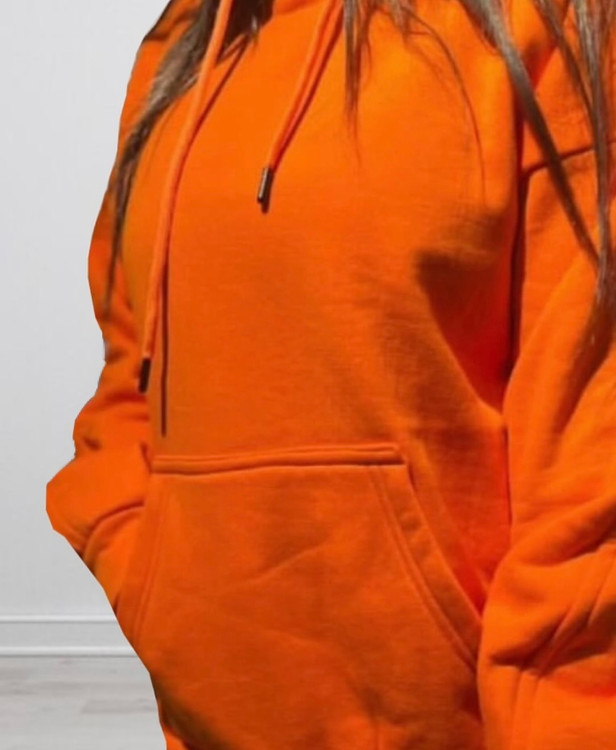 هودی ساده اسپرت نارنجی