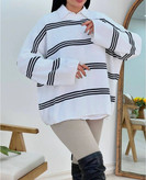 بافت راه راه لش ترند پینترستی سفید