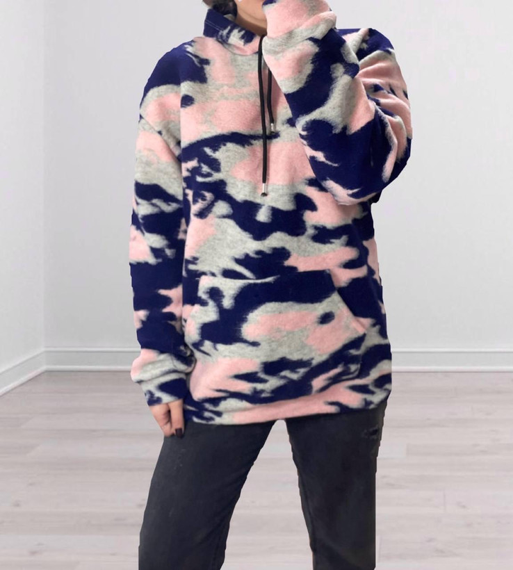 هودی پشمی ارتشی اسپرت