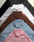 شومیز تک جیب آلبالویی