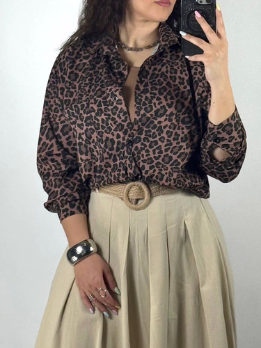 شومیز پلنگی زنانه