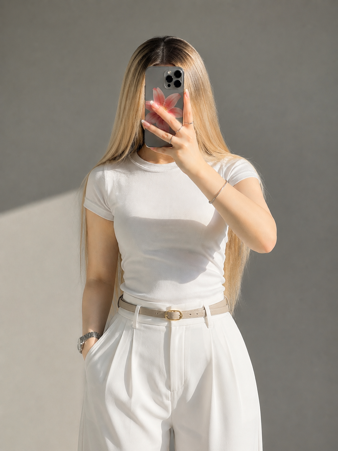 کراپ تیشرت فیت ساده زنانه کد ۱۰۶۴