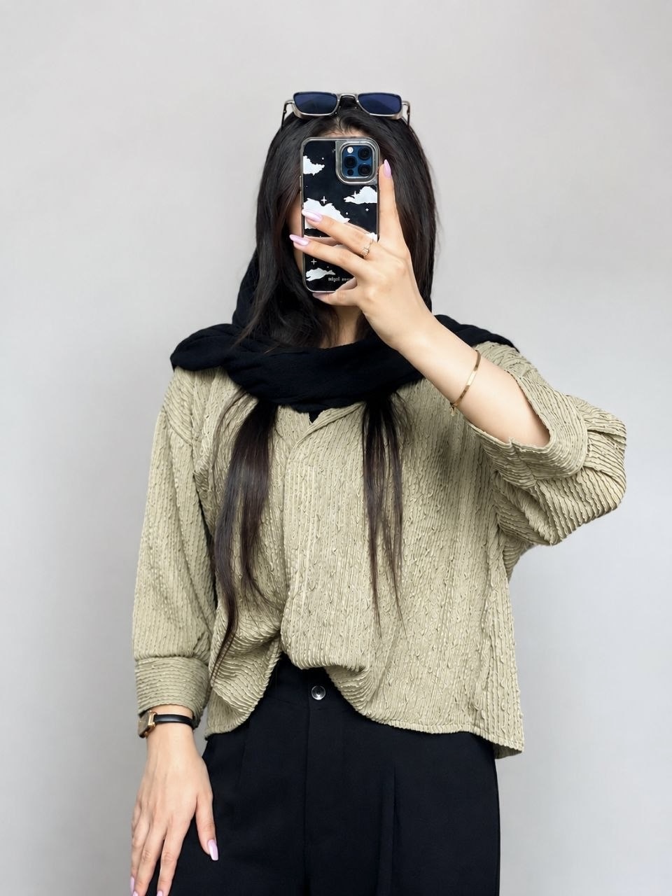 شومیز پیچی زنانه کد ۱۱۰۱