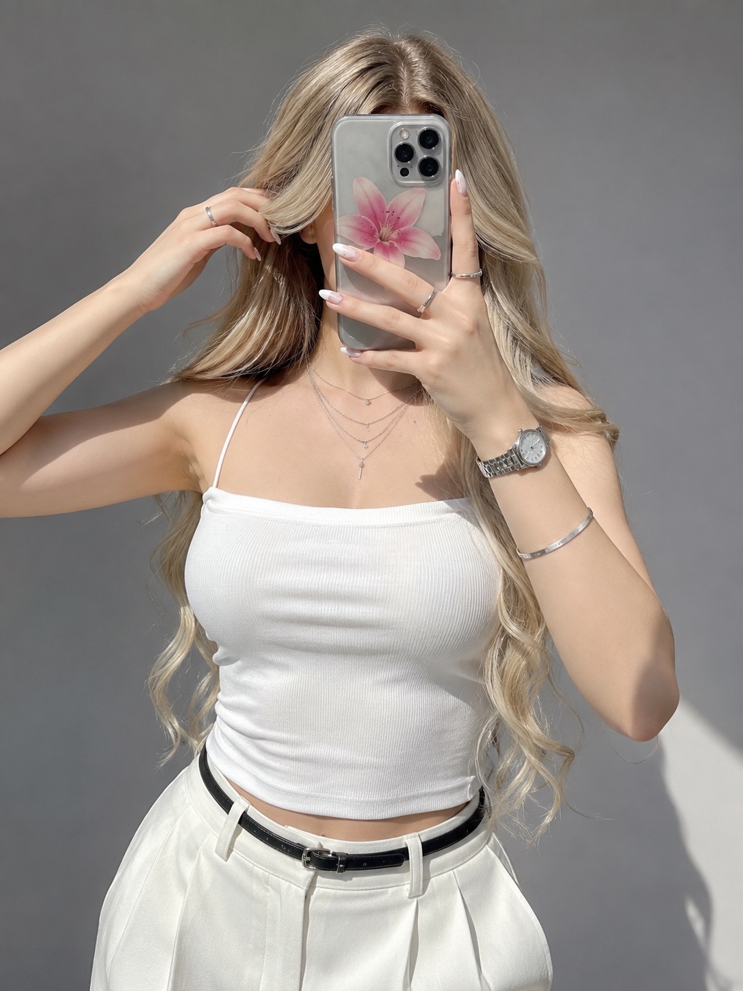 کراپ تاپ بند ماکارون زنانه کد ۱۱۱۵
