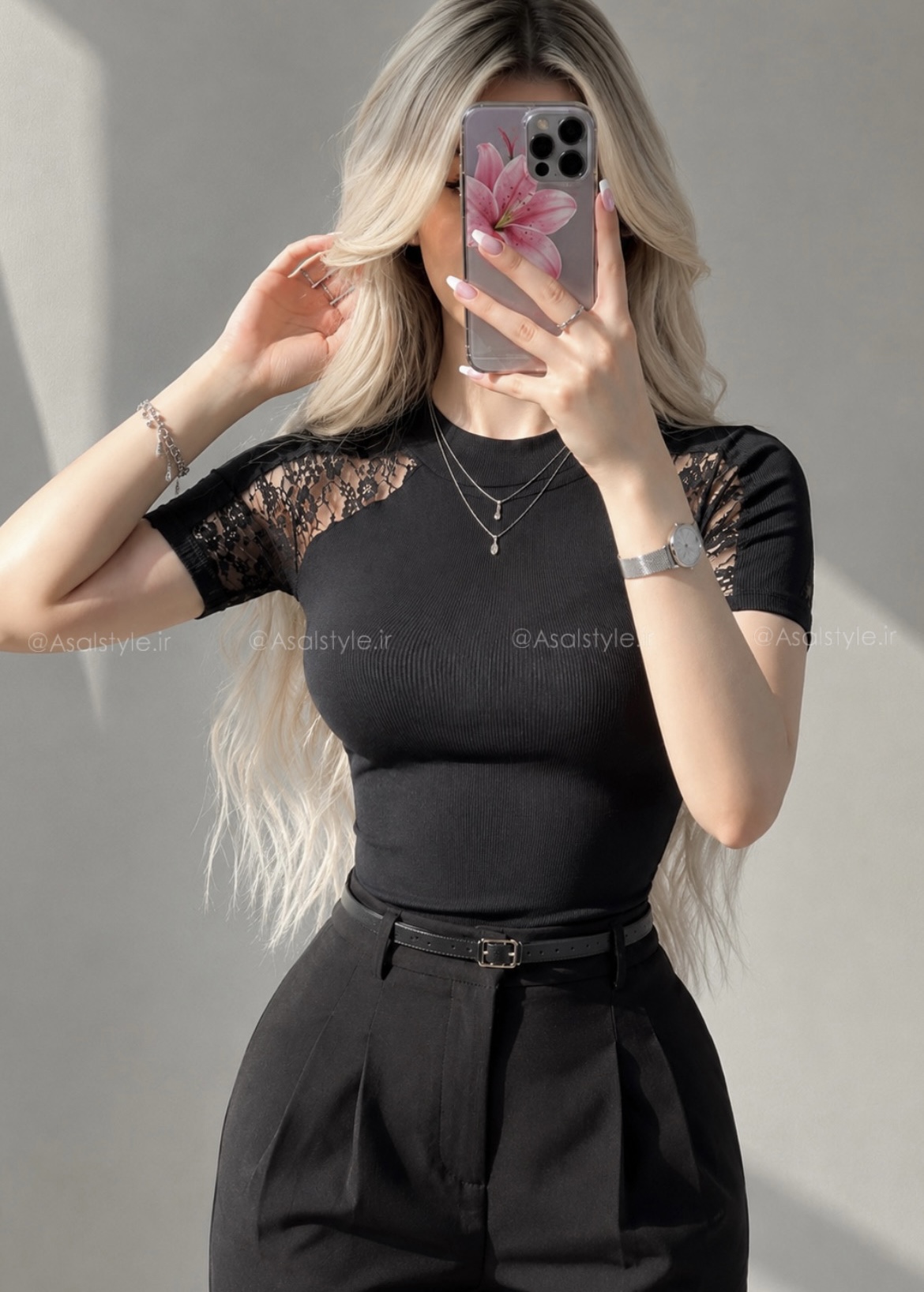 بادی دانتل پینترستی زنانه کد ۱۱۱۶
