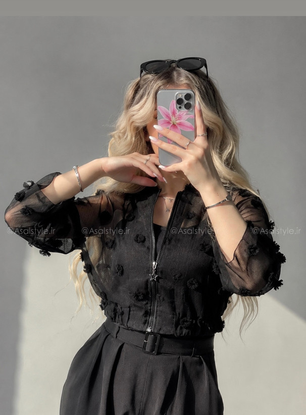 بامبر شیشه ای گلی پینترستی کد ۱۲۱۰