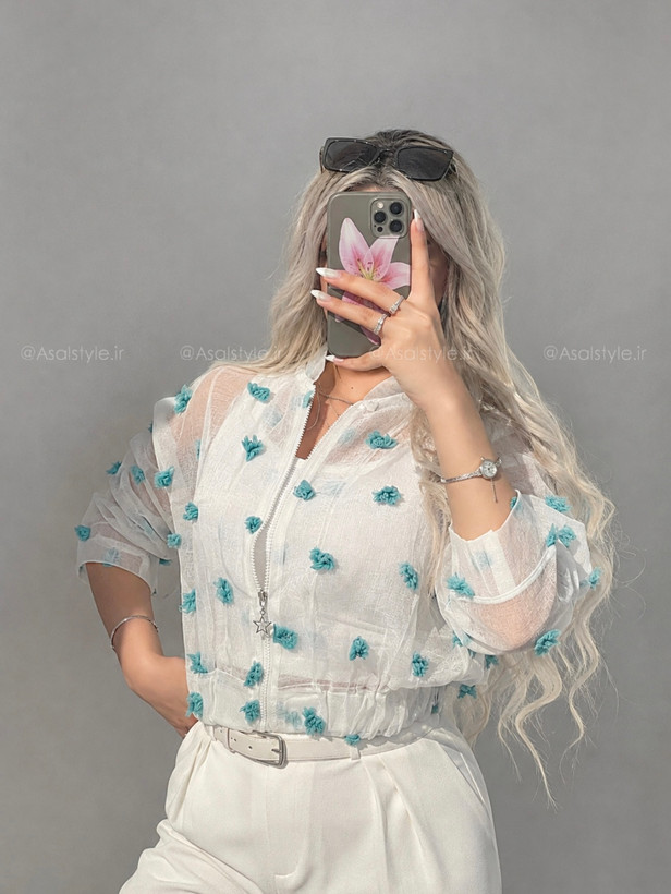بامبر شیشه ای گلی پینترستی کد ۱۲۱۰