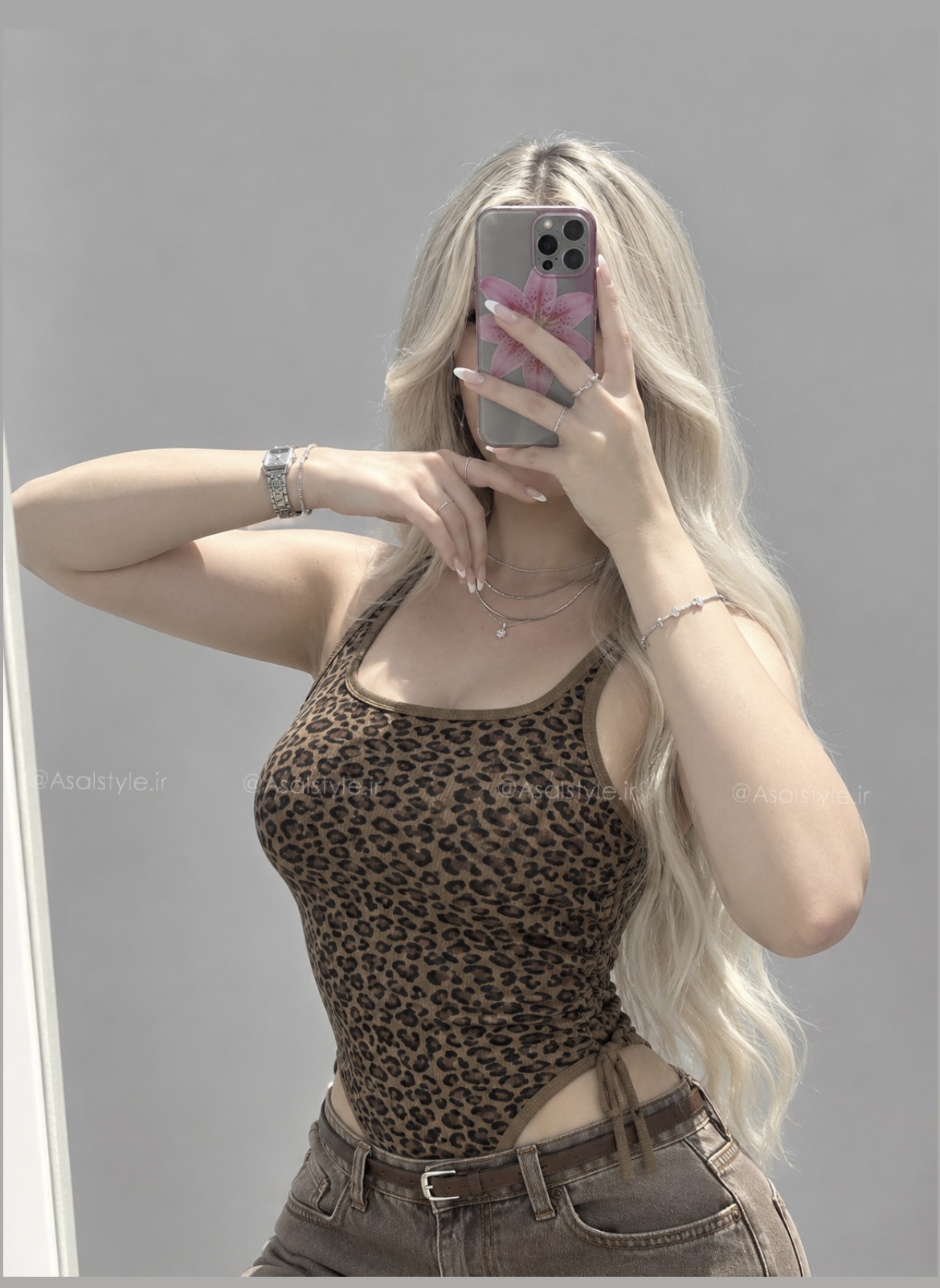بادی بغل بند پلنگی کد ۱۳۲۴
