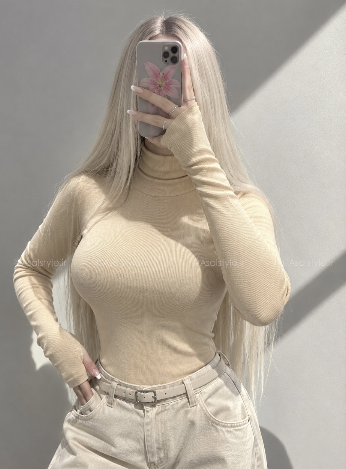 بادی فینگری یقه اسکی زنانه کد ۱۳۵۰