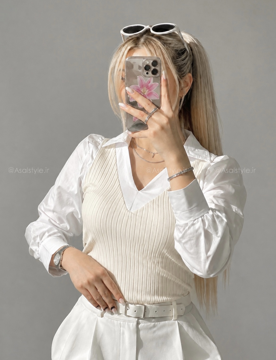 پلوشرت فیت آستین بلند کد ۱۳۷۵