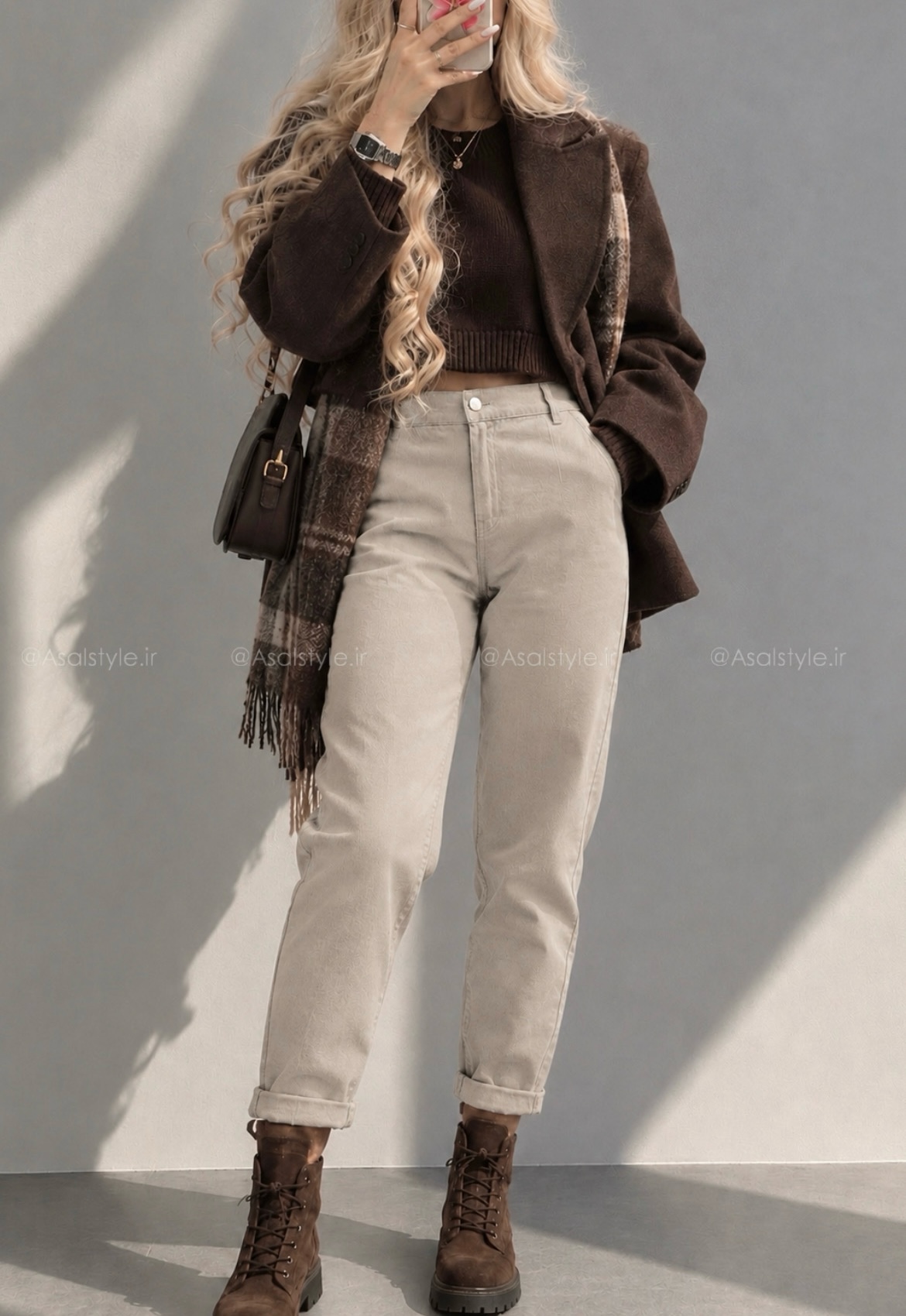 شلوار مام جین زنانه کد ۱۴21