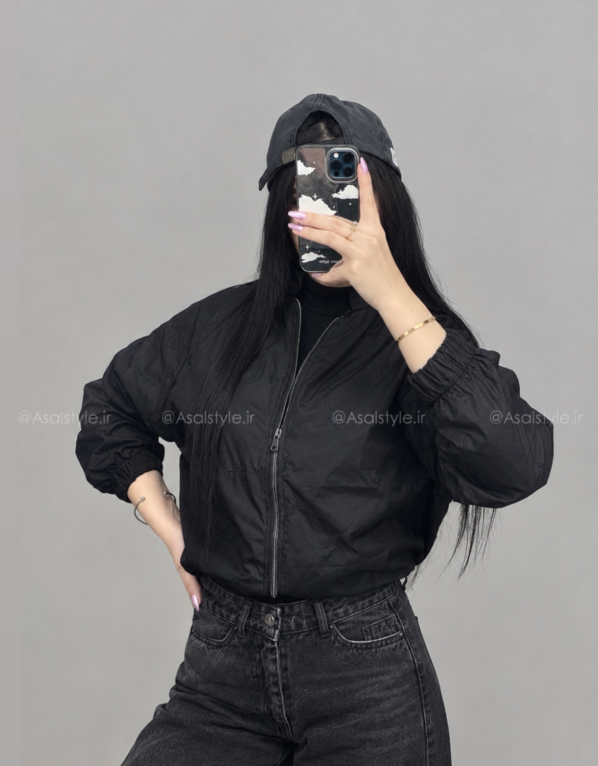 بامبر کاپشنی رعد و برق زنانه کد ۱۴۲۹